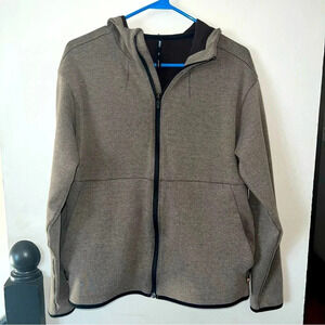 REI Co-op Men's Large Brown Full Zip Hoodie Sweatshirt/Jacket